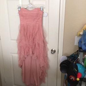 Teeze Me Pink High-Low Dress in Size 1
